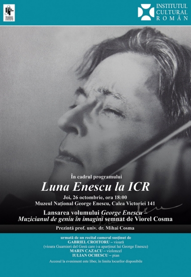 Lansarea volumului "George Enescu - Magicianul de geniu în imagini"